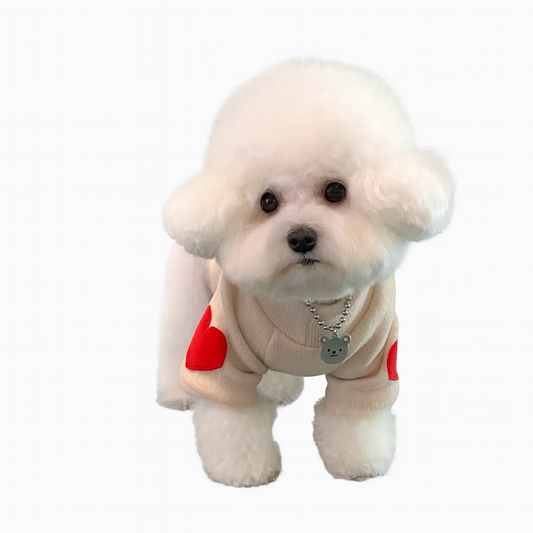 Dog Undershirt – Soft, Warm Base Layer with Heart Sleeve Patch
